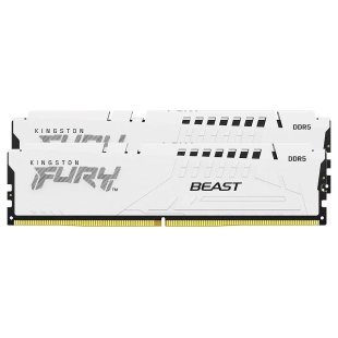 Модуль памяти для компьютера DDR5 32GB (2x16GB) 6800 MHz Beast White Kingston Fury (ex.HyperX) (KF568C34BWK2-32)