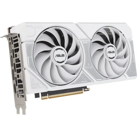 Видеокарта ASUS GeForce RTX5060 8Gb DUAL WHITE OC (DUAL-RTX5060-O8G-WHITE) - Видеокарты  - Видеокарты 