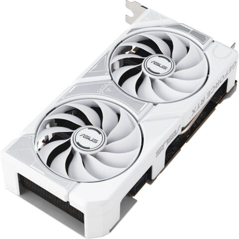 Видеокарта ASUS GeForce RTX5060 8Gb DUAL WHITE OC (DUAL-RTX5060-O8G-WHITE) - Видеокарты  - Видеокарты 