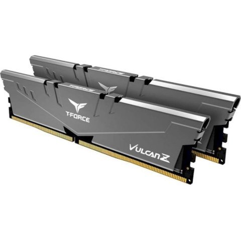 Модуль памяти для компьютера DDR4 16GB (2x8GB) 3200 MHz T-Force Vulcan Z Gray Team (TLZGD416G3200HC16CDC01) - Нулевой остаток (Feed)  - Нулевой остаток (Feed) 