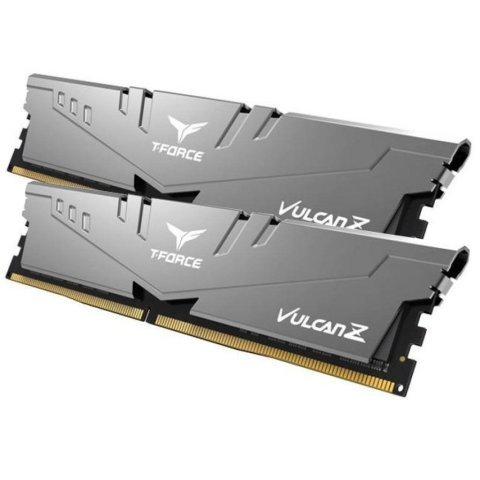 Модуль памяти для компьютера DDR4 16GB (2x8GB) 3200 MHz T-Force Vulcan Z Gray Team (TLZGD416G3200HC16CDC01) - Нулевой остаток (Feed)  - Нулевой остаток (Feed) 