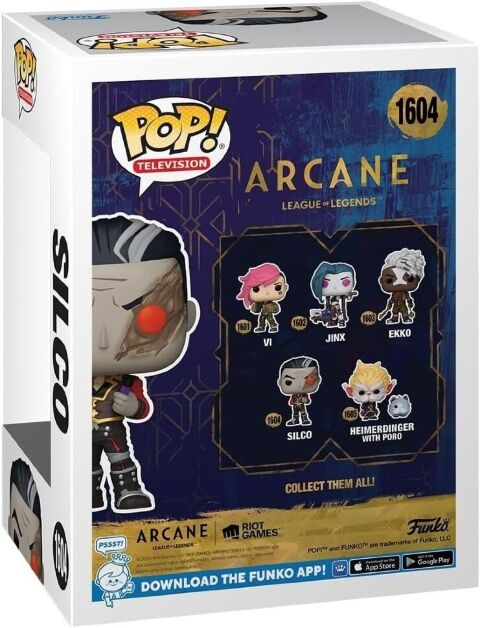 Фігурка Funko League Of Legends Arcane Silco фанко Ліга легенд Силко 1604 -   -  