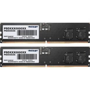 Модуль памяти для компьютера DDR5 16GB (2x8GB) 4800 MHz Signature Line Patriot (PSD516G4800K)