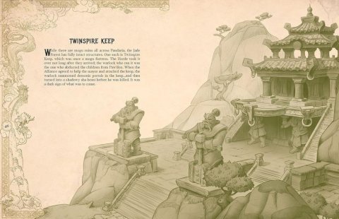 Книга World of Warcraft: Exploring Azeroth: Pandaria Imitation Leather Book -   -  