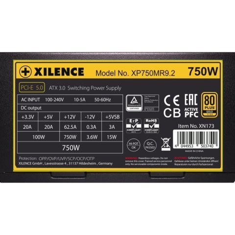Блок питания Xilence 750W (XP750MR9.2) - Нулевой остаток (Feed)  - Нулевой остаток (Feed) 