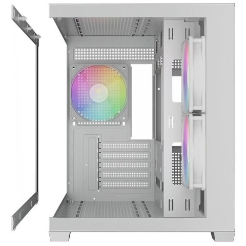 Корпус для ПК Gamdias AURA GC10M V2 WH ARGB (4711514503166) - Корпуса  - Корпуса 
