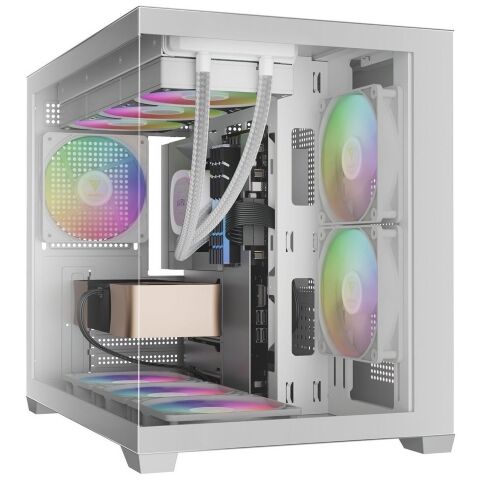 Корпус для ПК Gamdias AURA GC10M V2 WH ARGB (4711514503166) - Корпуса  - Корпуса 