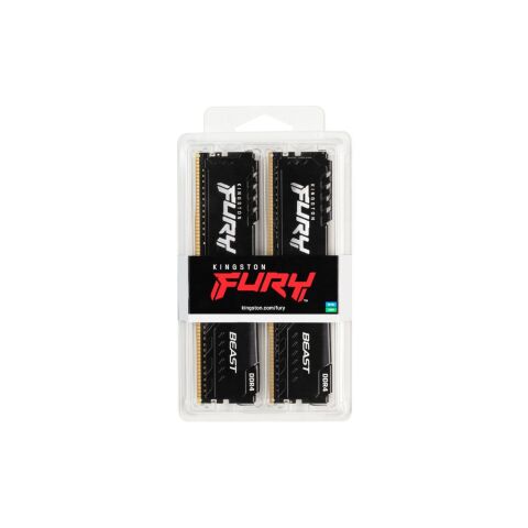 Модуль памяти для компьютера DDR4 32GB (2x16GB) 3600 MHz Fury Beast Black Kingston Fury (ex.HyperX) (KF436C18BBK2/32) - Модули памяти для компьютера  - Модули памяти для компьютера 