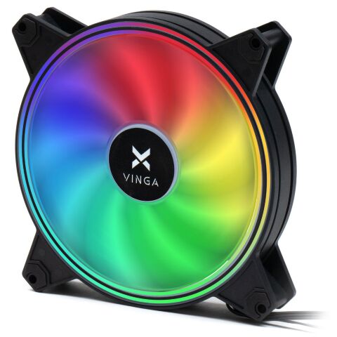 Кулер для корпуса Vinga RGB fan-11 - Вентиляторы к корпусам  - Вентиляторы к корпусам 