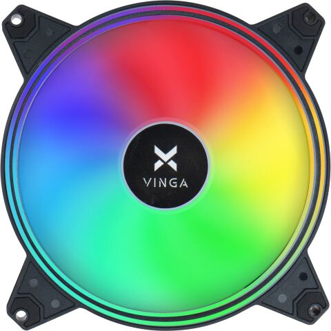Кулер для корпуса Vinga RGB fan-11 - Вентиляторы к корпусам  - Вентиляторы к корпусам 
