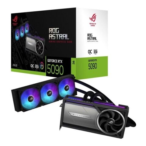 Видеокарта ASUS GeForce RTX5090 32GB ROG ASTRAL LC OC GAMING (ROG-ASTRAL-LC-RTX5090-O32G-GAMING) - Нулевой остаток (Feed)  - Нулевой остаток (Feed) 