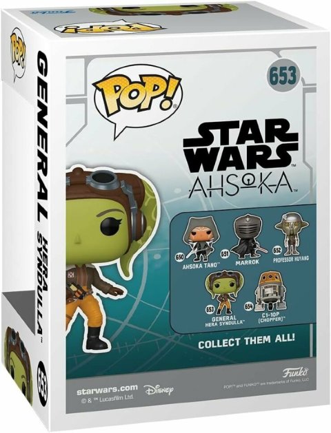 Фигурка Funko Star Wars General Hera Syndulla Звёздные войны фанко Генерал Гера Синдалла 653 -   -