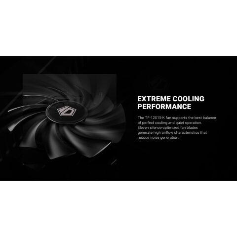 Кулер для процессора ID-Cooling IS-65-XT Black - Нулевой остаток (Feed)  - Нулевой остаток (Feed) 