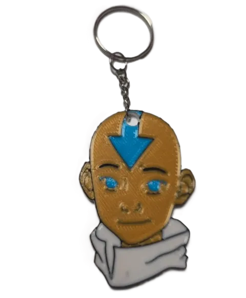 Брелок Avatar: The Last Airbender Aang Аватар на Аанг Keychain ABS пластик 4 см. -   -  