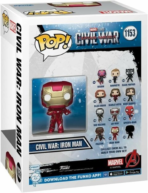 Фігурка Funko Marvel: Civil War Iron Man Фанко Залізна людина (Amazon Exclusive) 1153 -   -  