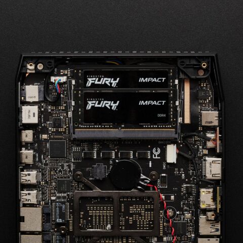Модуль памяти для ноутбука SoDIMM DDR4 32GB 3200 MHz Fury Impact Kingston Fury (ex.HyperX) (KF432S20IB/32) - Модули памяти к ноутбукам  - Модули памяти к ноутбукам 