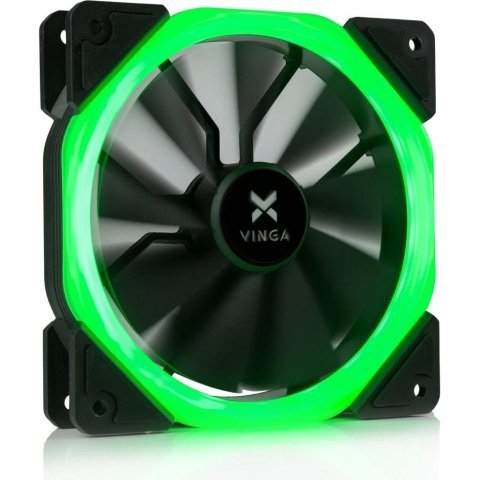 Кулер для корпуса Vinga LED fan-01 green - Вентиляторы к корпусам  - Вентиляторы к корпусам