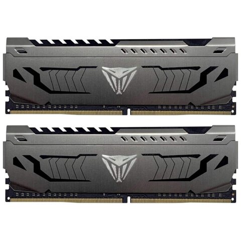 Модуль памяти для компьютера DDR4 32GB (2x16GB) 3200 MHz Viper Steel Patriot (PVS432G320C6K) - Нулевой остаток (Feed)  - Нулевой остаток (Feed)