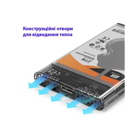 Карман внешний Maiwo 2.5" SATA/SSD HDD - USB3.0 (K2510B) - Аксессуары к HDD - Аксессуары к HDD