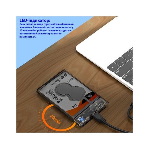 Карман внешний Maiwo 2.5" SATA/SSD HDD - USB3.0 (K2510B) - Аксессуары к HDD - Аксессуары к HDD