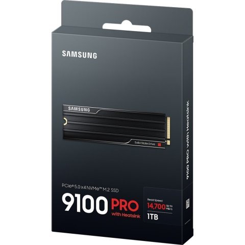 Накопитель SSD M.2 2280 1TB 9100 PRO Heatsink Samsung (MZ-VAP1T0CW) - Нулевой остаток (Feed)  - Нулевой остаток (Feed) 