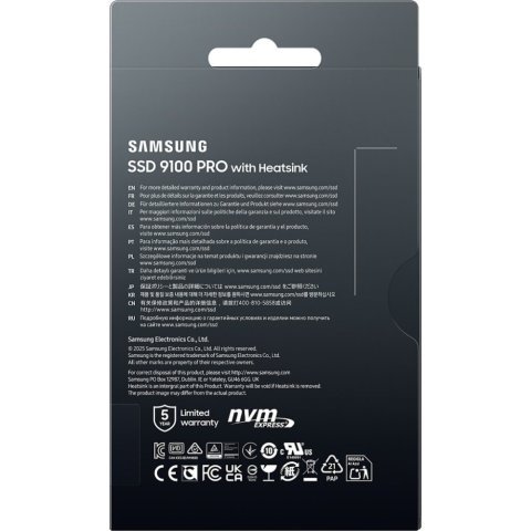 Накопитель SSD M.2 2280 1TB 9100 PRO Heatsink Samsung (MZ-VAP1T0CW) - Нулевой остаток (Feed)  - Нулевой остаток (Feed) 