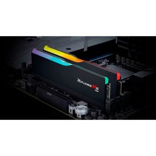 Модуль памяти для компьютера DDR5 32GB (2x16GB) 6000 MHz Ripjaws M5 RGB Black G.Skill (F5-6000J3636F16GX2-RM5RK)
