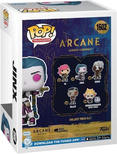 Фігурка Funko League Of Legends Arcane Jinx фанко Ліга легенд Джинкс 1602 -   -  