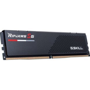 Модуль памяти для компьютера DDR5 32GB (2x16GB) 6400 MHz Ripjaws S5 Matte Black G.Skill (F5-6400J3648F16GX2-RS5K)