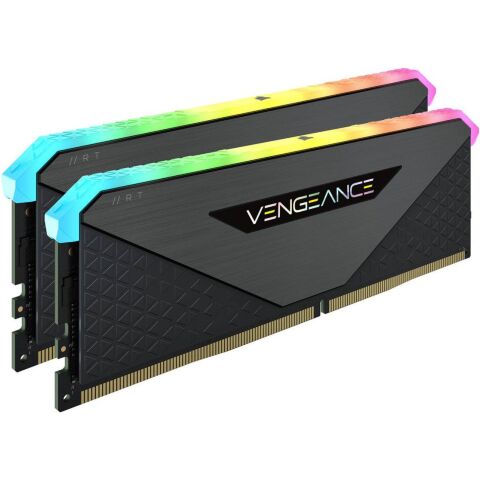 Модуль памяти для компьютера DDR4 32GB (2x16GB) 3600 MHz Vengeance RGB RT Black Corsair (CMN32GX4M2Z3600C18) - Модули памяти для компьютера  - Модули памяти для компьютера 