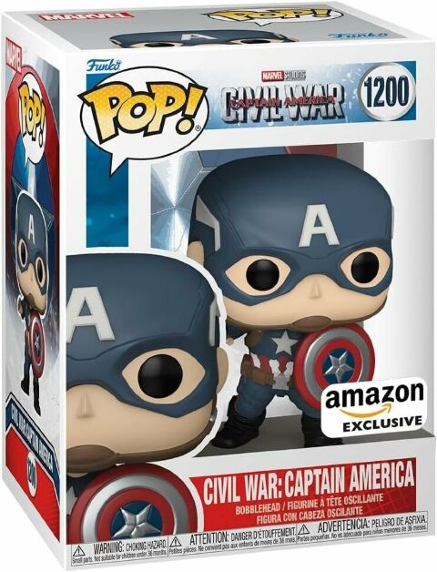 Фигурка Funko Marvel: Civil War Captain America Фанко Капитан Америка (Amazon Exclusive) 1200 - -