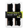 Модуль памяти для компьютера DDR4 16GB (2x8GB) 3200 MHz Black Prologix (PRO16GB3200B4K)