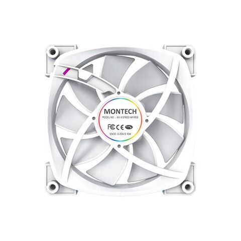 Кулер для корпуса MONTECH AX120 PWM WHITE - Нулевой остаток (Feed)  - Нулевой остаток (Feed) 