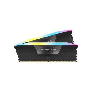 Модуль памяти для компьютера DDR5 32GB (2x16GB) 6400 MHz Vengeance RGB Grey Corsair (CMH32GX5M2B6400Z32)