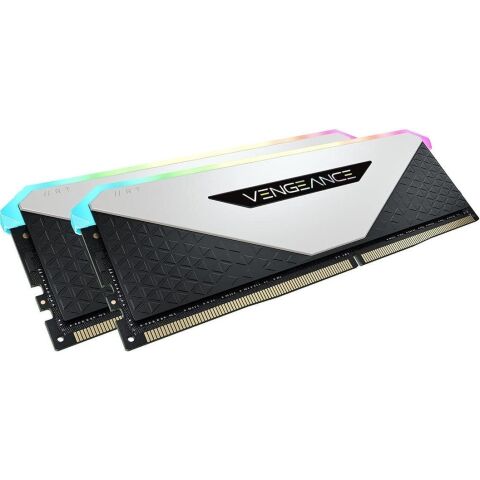 Модуль памяти для компьютера DDR4 32GB (2x16GB) 3600 MHz Vengeance RGB RT White Corsair (CMN32GX4M2Z3600C18W) - Модули памяти для компьютера  - Модули памяти для компьютера 