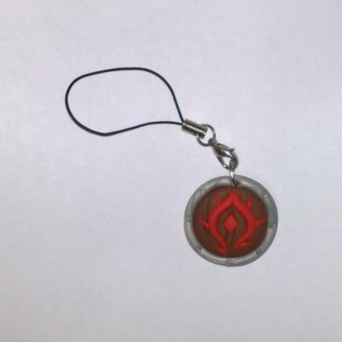 Брелок World of Warcraft Horde Keychain (полімерний клей) -   -  