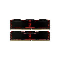 Модуль памяти для компьютера DDR4 32GB (2x16GB) 3200 MHz IRDM Black Goodram (IR-X3200D464L16A/32GDC)