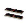 Модуль памяти для компьютера DDR4 32GB (2x16GB) 3200 MHz IRDM Black Goodram (IR-X3200D464L16A/32GDC)
