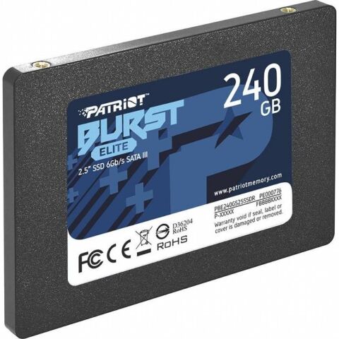 Накопитель SSD 2.5" 240GB Burst Elite Patriot (PBE240GS25SSDR) - Нулевой остаток (Feed)  - Нулевой остаток (Feed) 