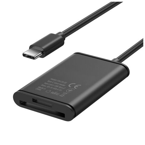 Считыватель флеш-карт ColorWay USB-C to USB 3.0/SD/MicroSD (CW-CR-02) - Нулевой остаток (Feed)  - Нулевой остаток (Feed) 