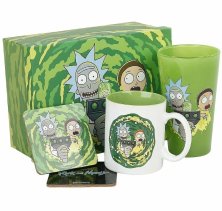 Подарочный набор Рик и Морти GB eye Rick And Morty Gift Box Portal (стакан, чашка, 2 подстаканника)