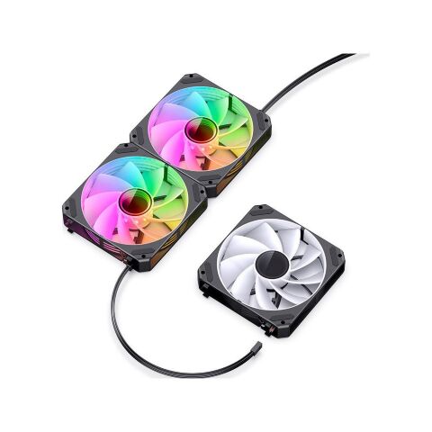 Кулер для корпуса JONSBO ZG-120BR Black - Нулевой остаток (Feed)  - Нулевой остаток (Feed) 