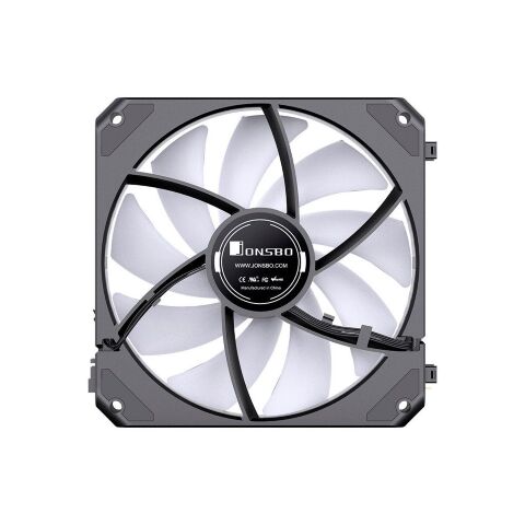 Кулер для корпуса JONSBO ZG-120BR Black - Нулевой остаток (Feed)  - Нулевой остаток (Feed) 