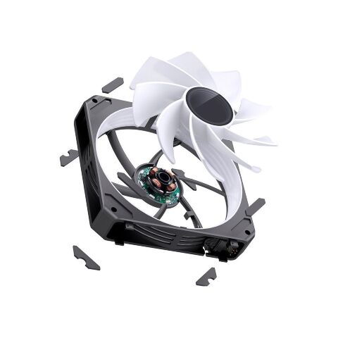 Кулер для корпуса JONSBO ZG-120BR Black - Нулевой остаток (Feed)  - Нулевой остаток (Feed) 