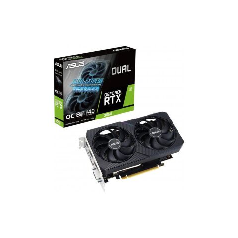 Видеокарта ASUS GeForce RTX3050 8Gb DUAL OC (DUAL-RTX3050-O8G-V2) - Нулевой остаток (Feed) - Нулевой остаток (Feed)
