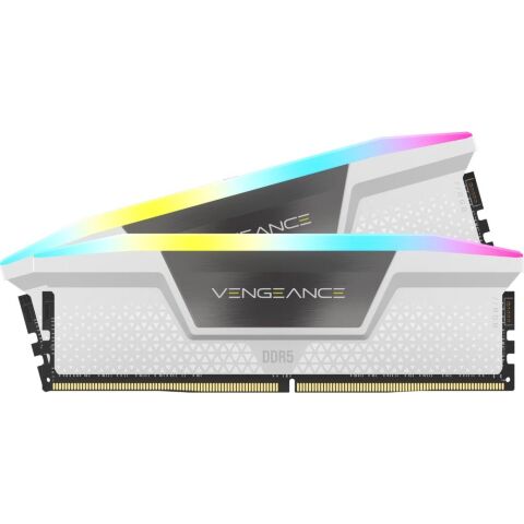 Модуль памяти для компьютера DDR5 64GB (2x32GB) 6000 MHz Vengeance RGB White Corsair (CMH64GX5M2B6000Z30W) - Нулевой остаток (Feed)  - Нулевой остаток (Feed) 