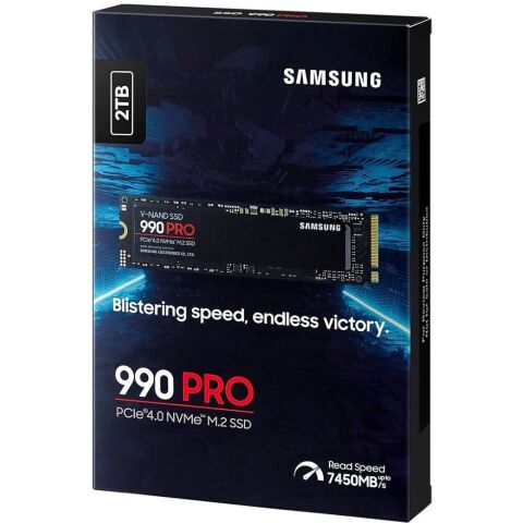 Накопитель SSD M.2 2280 2TB 990 PRO Samsung (MZ-V9P2T0BW) - Внутренние SSD  - Внутренние SSD 