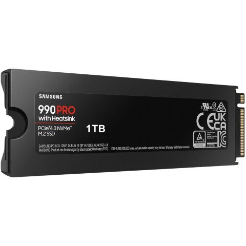 Накопитель SSD M.2 2280 1TB 990 PRO with Heatsink Samsung (MZ-V9P1T0CW) - Внутренние SSD  - Внутренние SSD 