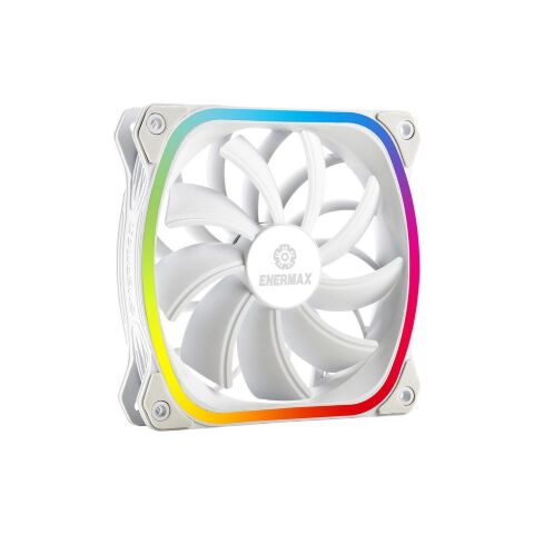 Кулер для корпуса Enermax SquA RGB White (UCSQARGB12P-W-SG) - Вентиляторы к корпусам  - Вентиляторы к корпусам 