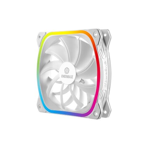 Кулер для корпуса Enermax SquA RGB White (UCSQARGB12P-W-SG) - Вентиляторы к корпусам  - Вентиляторы к корпусам 
